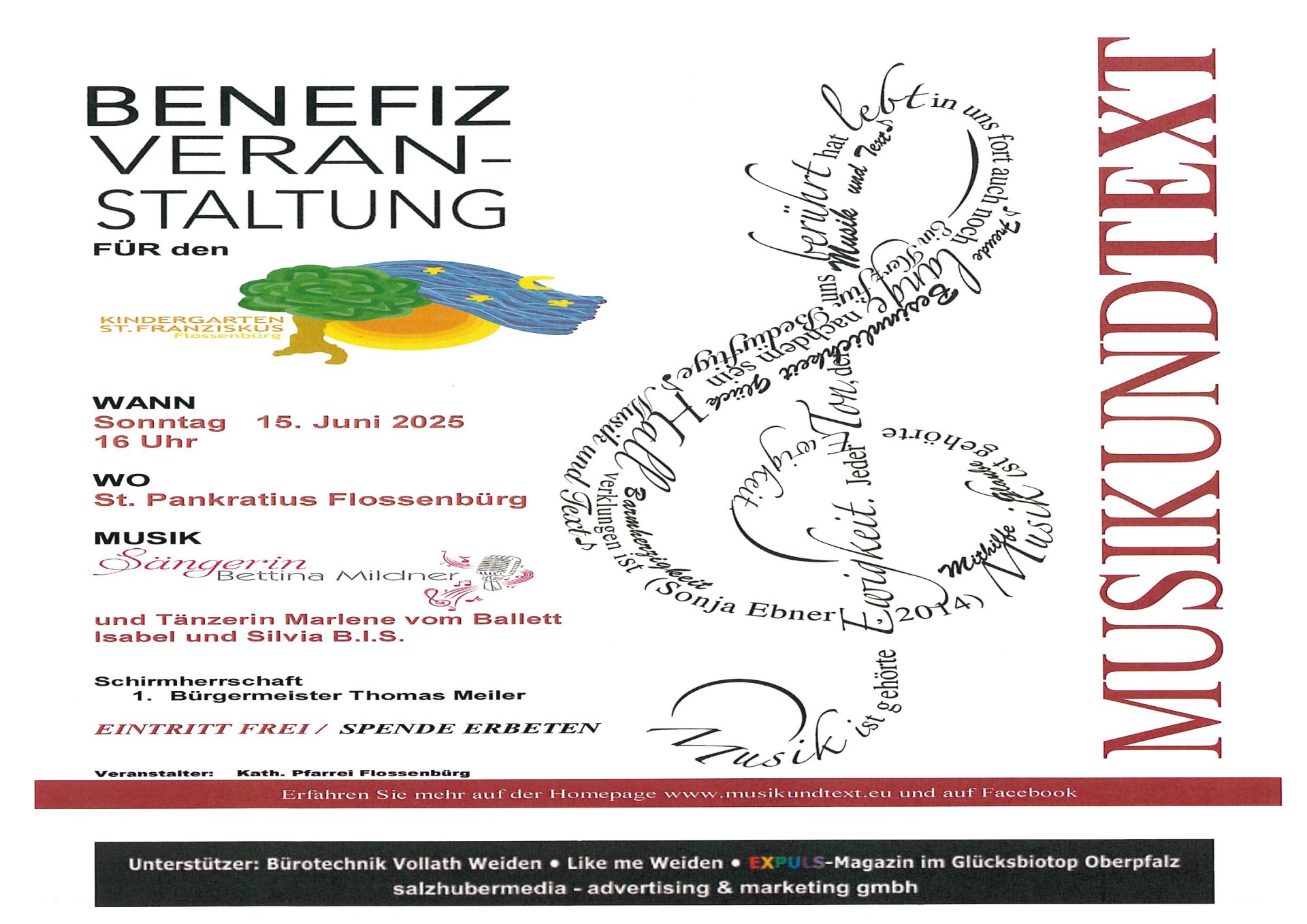 Mut-Benefiz­konzert in Flossenbürg