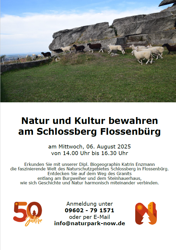 Natur und Kultur bewahren am Schlossberg Flossenbürg