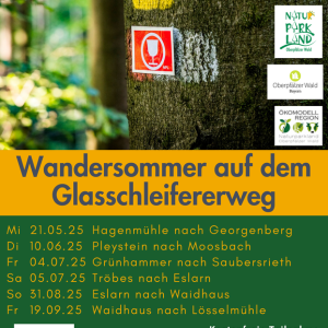 Wandersommer_auf_dem_Glasschleifererweg_Poster
