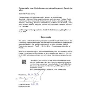 Bekanntgabe Ausführungsanordnung ALE